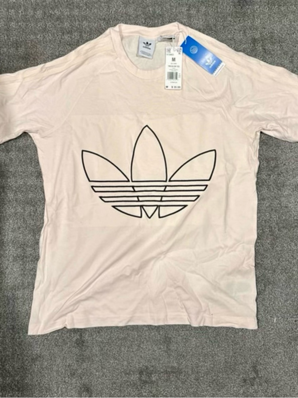 adidas Light Pink Trefoil Graphic T-Shirt